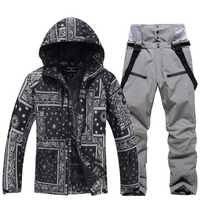 Laarnie | Ski Anzug Damen | Skibekleidung in Schwarz/ Grau