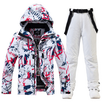 Shamelyn | Ski Anzug Damen | Skibekleidung in Bunt/ Weiß