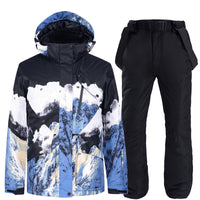 Liliana | Ski Anzug Damen | Skibekleidung in Blau-Schwarz