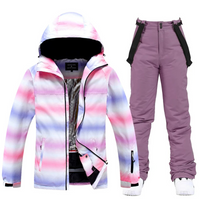 Lean | Ski Anzug Damen | Skibekleidung in Bunt-Lila