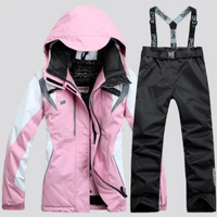 Mandy | Ski Anzug Damen | Skibekleidung in Rosa-Schwarz