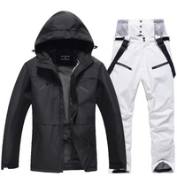 Mika | Ski Anzug Damen | Skibekleidung in Schwarz-Weiß