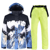 Liliana | Ski Anzug Damen | Skibekleidung in Blau-Gelb