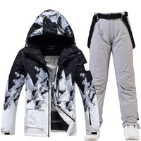 Brianna | Ski Anzug Damen | Skibekleidung in Schwarz-Grau