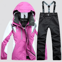 Mandy | Ski Anzug Damen | Skibekleidung in Lila-Schwarz