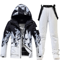 Liliana | Ski Anzug Damen | Skibekleidung in Schwarz-Weiß