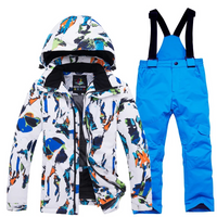 Minerva | Ski Anzug Damen | Skibekleidung in Bunt-Blau