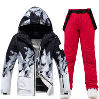 Liliana | Ski Anzug Damen | Skibekleidung in Schwarz-Rot