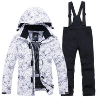 Minerva | Ski Anzug Damen | Skibekleidung in Weiß-Schwarz