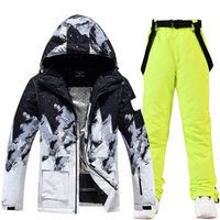 Liliana | Ski Anzug Damen | Skibekleidung in Schwarz-Gelb