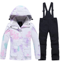 Mirana | Ski Anzug Damen | Skibekleidung in Bunte-Schwarze
