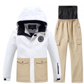 Weiß-Khaki