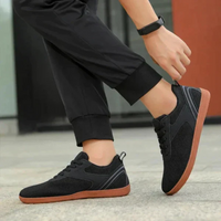 Jerry | Herren Sommer Barfußschuhe | Weiße in Schwarz