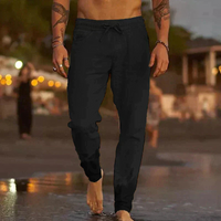 Melvin | Herren Sommer Hose | Elegant in Schwarz