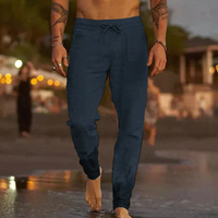 Melvin | Herren Sommer Hose | Elegant in Dunkelblau