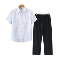 Raven | Herren Sommer Outfit | Elegant in Weiß/Schwarz
