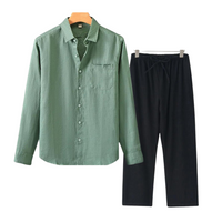 Hajie | Herren Sommer Outfit | Party in Grün/Schwarz