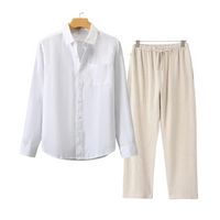 Hajie | Herren Sommer Outfit | Party in Weiß/Beige