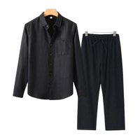 Hajie | Herren Sommer Outfit | Party in Schwarz/Schwarz
