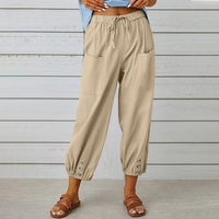 Jill | Sommerhosen Damen | Elegante in Khaki