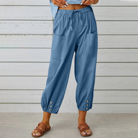 Jill | Sommerhosen Damen | Elegante in Himmelblau
