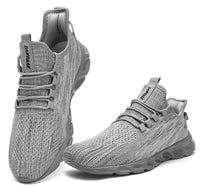 Speed | Herren leichte Laufschuhe Mesh Sportschuhe in Grau