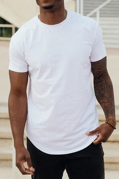 Sportliches Herren-T-Shirt in schmaler Passform | kurzarm