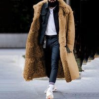 Eleganter Wintermantel für Männer - Hein in Khaki