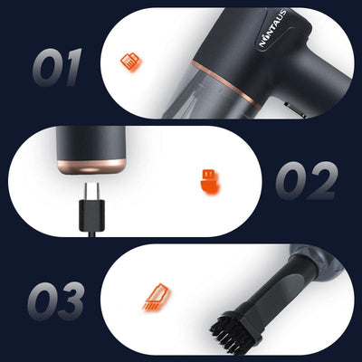 SauberesGleiten™ Leichtes Gewicht Leistungsstarke Absaugung