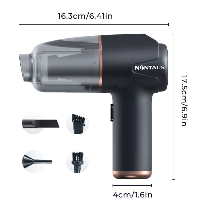 SauberesGleiten™ Leichtes Gewicht Leistungsstarke Absaugung
