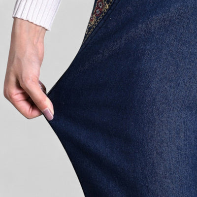 Maira™ | Damenjeans mit Seitentaschen und Elastischer Taille