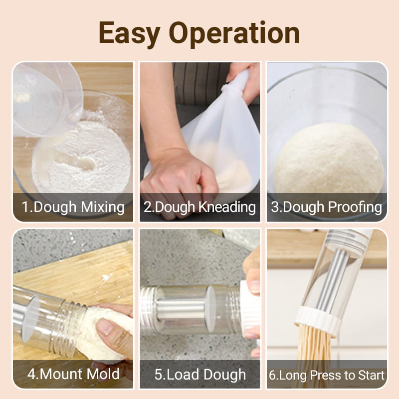 NudelMeister™ Perfekte hausgemachte Nudeln im Handumdrehen