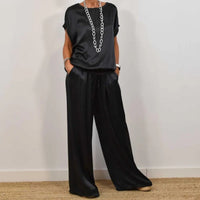 Ruslana - Schickes Zweiteiliges Set in Schwarz