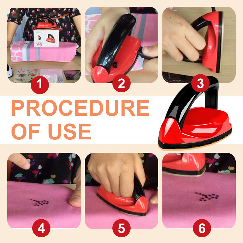 DampfBuddy™ Kompaktes Reisebügeleisen