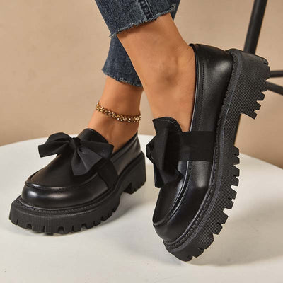 Ravisse™ - Elegante und Niedliche Plateau-Loafer mit Schleife