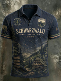 Herrenhemd im Schwarzwald-Stil mit Vintage-Print in als bild