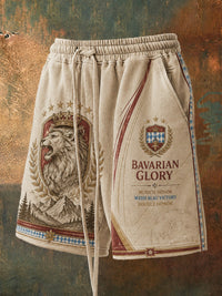 Herren-Shorts mit deutschem bayerischem Glanzmuster in als bild