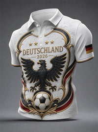 Herren-Fußballfan-Shirt mit Deutschland-Print in als bild
