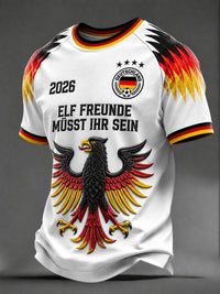 Herren-Fußball-T-Shirts aus Deutschland in Weiß