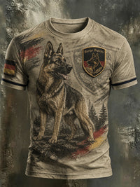 Herren-Casual-T-Shirt mit Aufdruck „Deutscher Schäferhund-Liebhaber“ in als bild