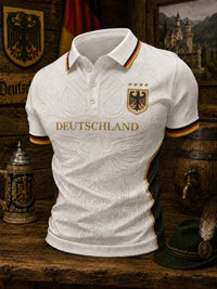 Herren-Fußballshirt mit Deutschland-Druck in als bild