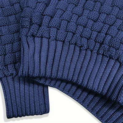 Freddy | Pullover Herren Stehkragen | Strick Sweater