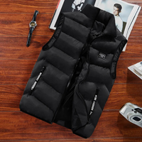 Stuart | Steppweste Herren | Leichte Daunenjacke in Schwarz
