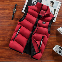 Stuart | Steppweste Herren | Leichte Daunenjacke in Rot