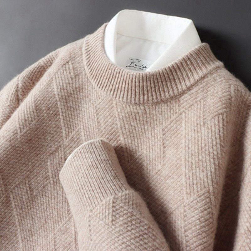 Darwin | Strick Pullover Herren | Grau Sweater