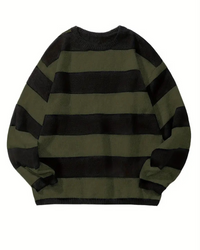 Camelo | Herren Strick Pullover | Oversize Sweater in Armeegrün