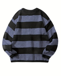 Camelo | Herren Strick Pullover | Oversize Sweater in Helles Stahlblau