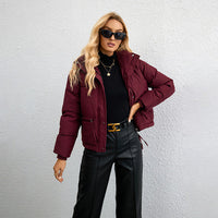 Stylische Damenjacke für Herbst und Winter - Ariane in Burgunderrot