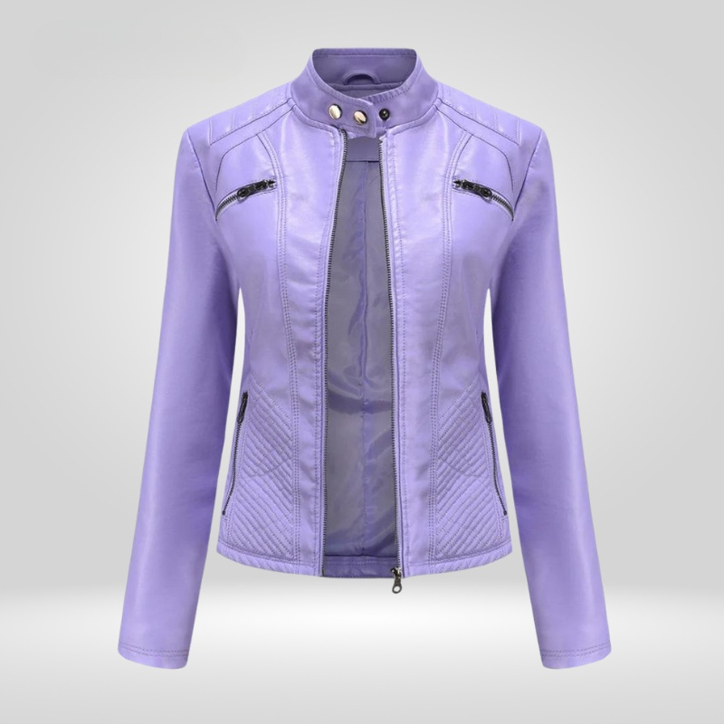 Stylische Lederjacke für Frauen - Piper