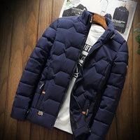 Stylische, warme & bequeme Herrenjacke - Karter in Blau